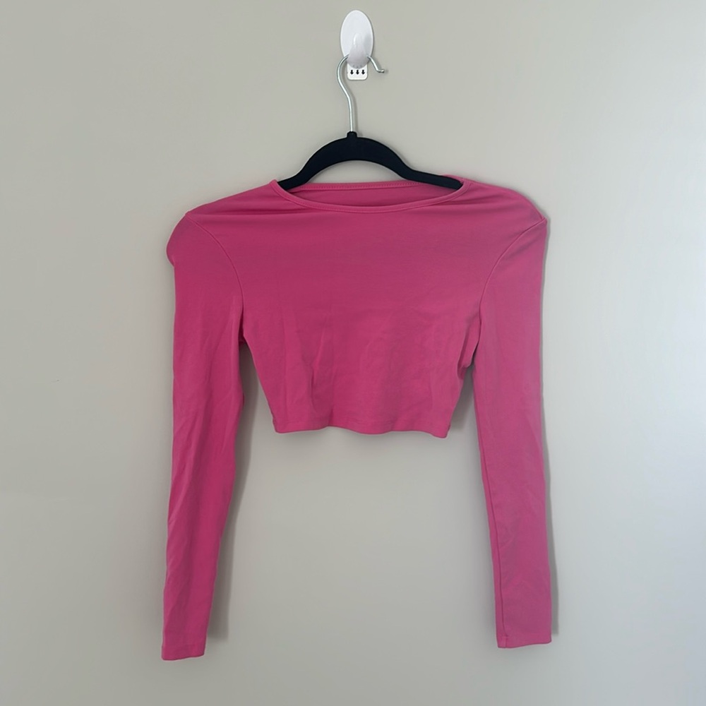Pink crop